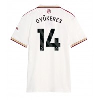 Stroje piłkarskie Arsenal Viktor Gyokeres #14 Koszulka Trzeciej dla damskie 2025-26 Krótki Rękaw